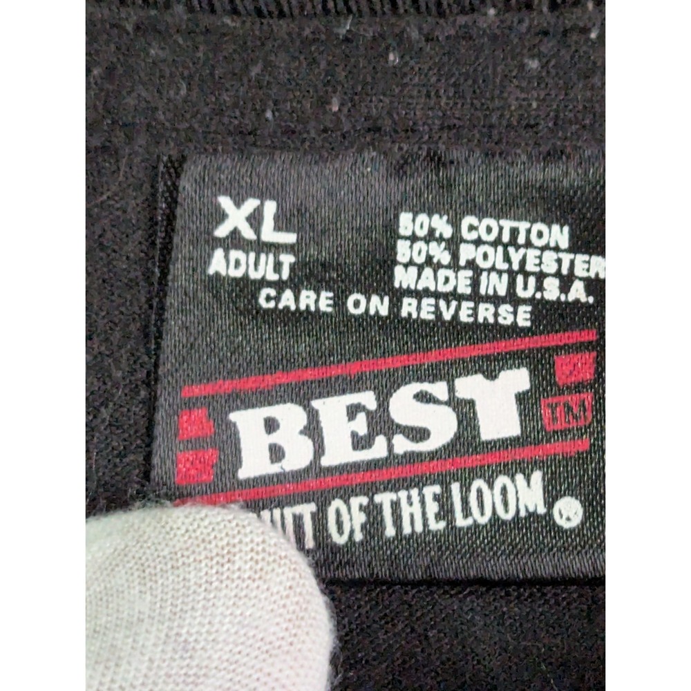 VTG Fruit Of The Looms Police Long Sleeve T Shirt XL USA Made Single Stitch 90s - Picture 5 of 11